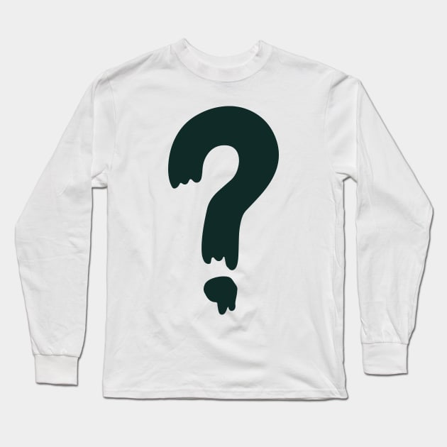 Gravity Falls Soos Question Mark Long Sleeve T-Shirt by Rush Creative Tees